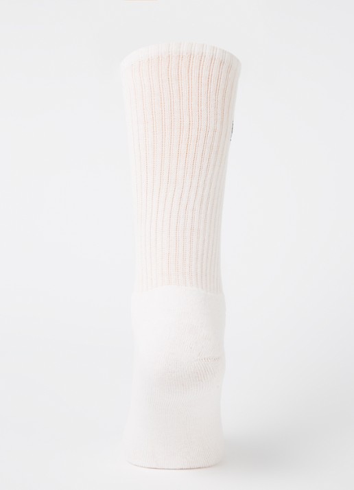 Ralph Lauren Crew sportsokken in uni in 3-pack - voorkant 2 white