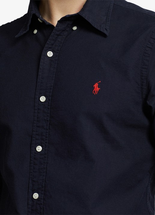 Ralph Lauren Custom fit overhemd met button down-kraag - detail 5 rl navy