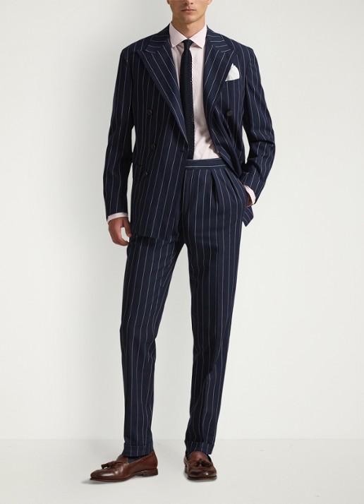 Ralph Lauren Custom fit overhemd met ruitdessin en logoborduring - voorkant 3 white carmel pink / lichtroze