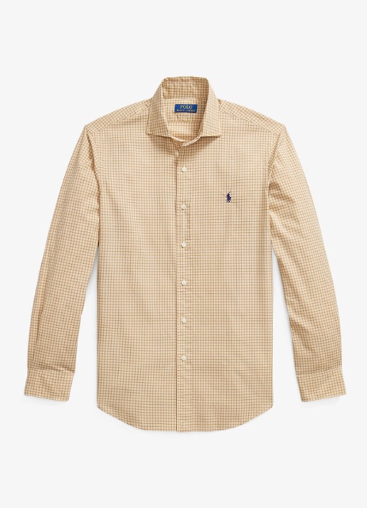 Ralph Lauren Custom fit overhemd met ruitdessin