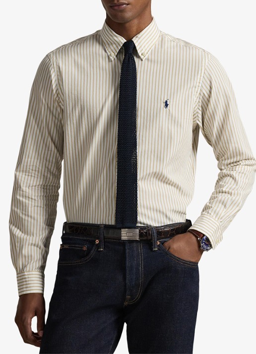 Ralph Lauren Custom fit overhemd met streepprint