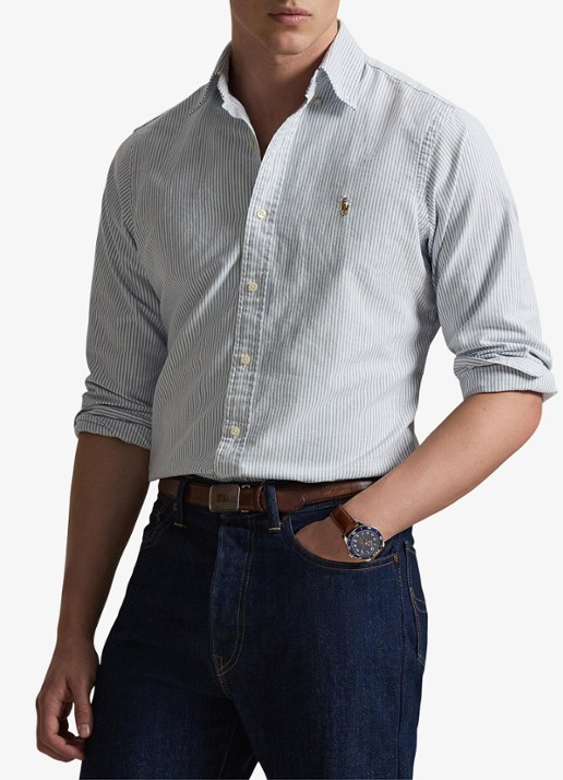 Ralph Lauren Custom fit overhemd met streepprint