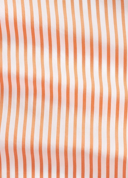 Ralph Lauren Custom fit overhemd met streepprint - detail 3 white kona orange / oranje