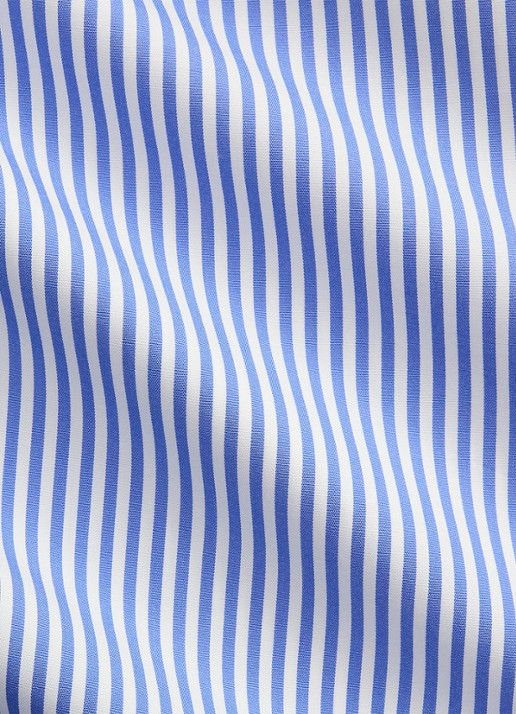 Ralph Lauren Custom fit overhemd met streepprint - detail 3 blue / blauw