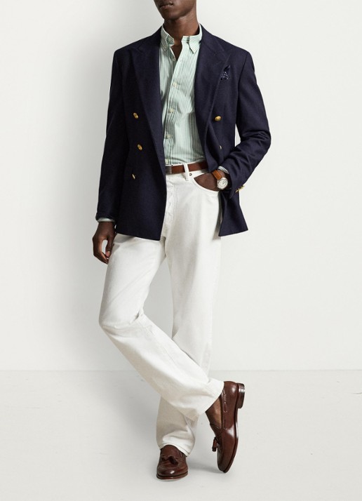 Ralph Lauren Custom fit overhemd met streepprint - detail 3 4655ae faded mint