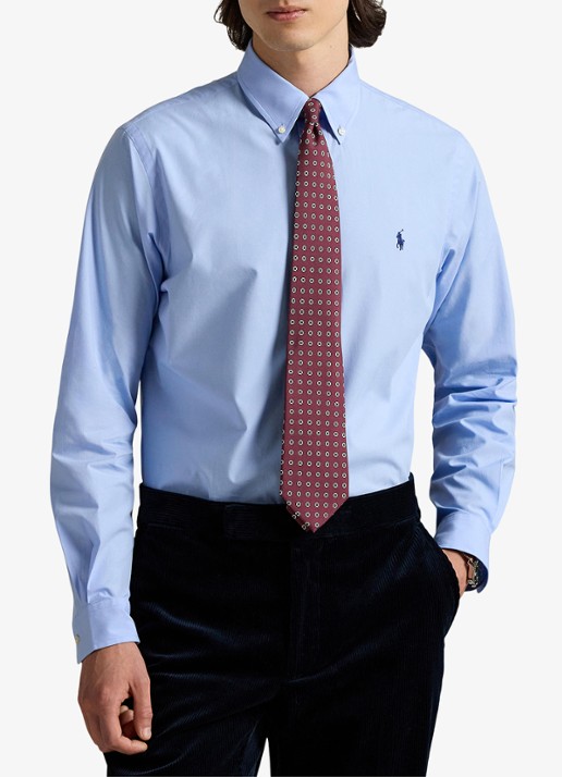 Ralph Lauren Custom fit overhemd met stretch