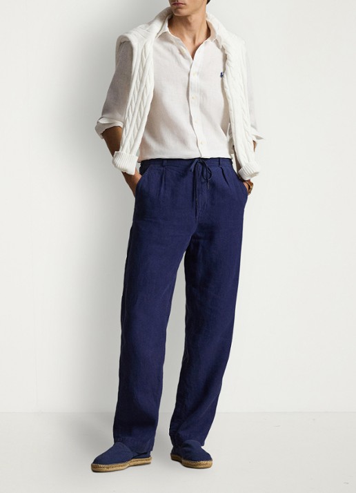 Ralph Lauren Custom Fit overhemd van linnen