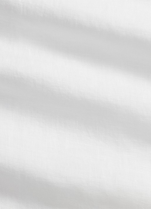 Ralph Lauren Custom Fit overhemd van linnen - detail 4 white / wit