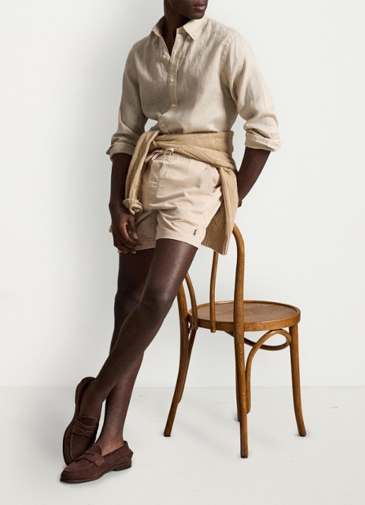 Ralph Lauren Custom Fit overhemd van linnen