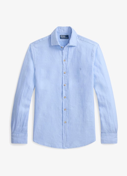 Ralph Lauren Custom fit overhemd van linnen