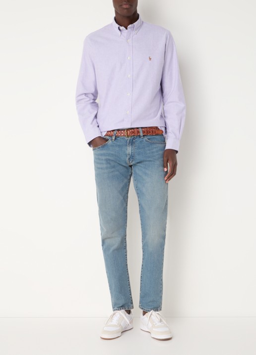Ralph Lauren Custom fit Oxford overhemd - voorkant 2 thistle / paars