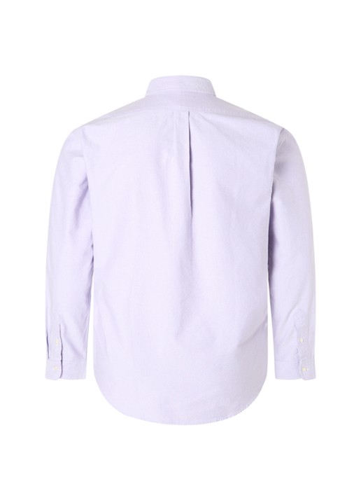 Ralph Lauren Custom fit Oxford overhemd - achterkant 5 thistle / paars