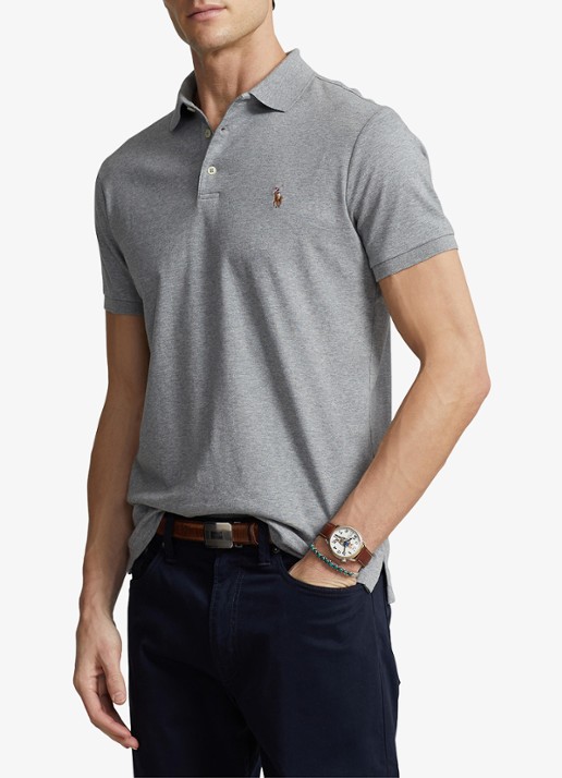 Ralph Lauren Custom slim fit polo met logo