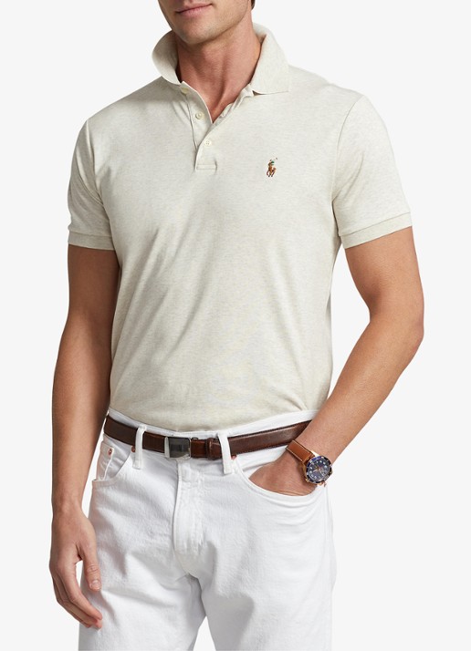 Ralph Lauren Custom slim fit polo met logo