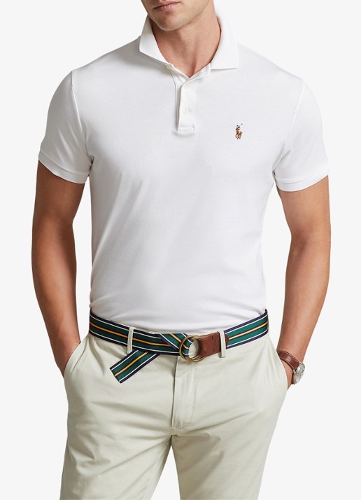 Ralph Lauren Custom slim fit polo met logo