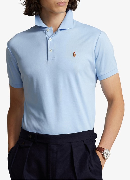 Ralph Lauren Custom slim fit polo met logo
