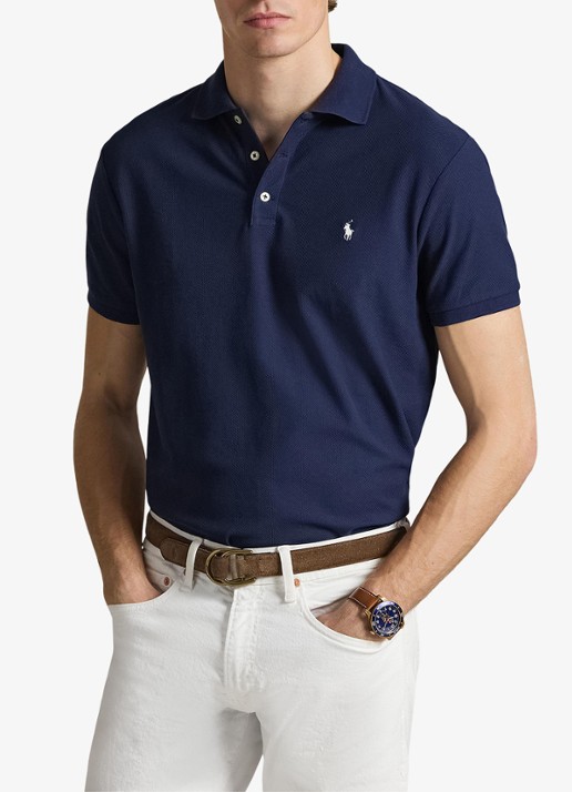 Ralph Lauren Custom slim fit polo met logo