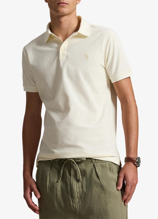 Ralph Lauren Custom slim fit polo met logo