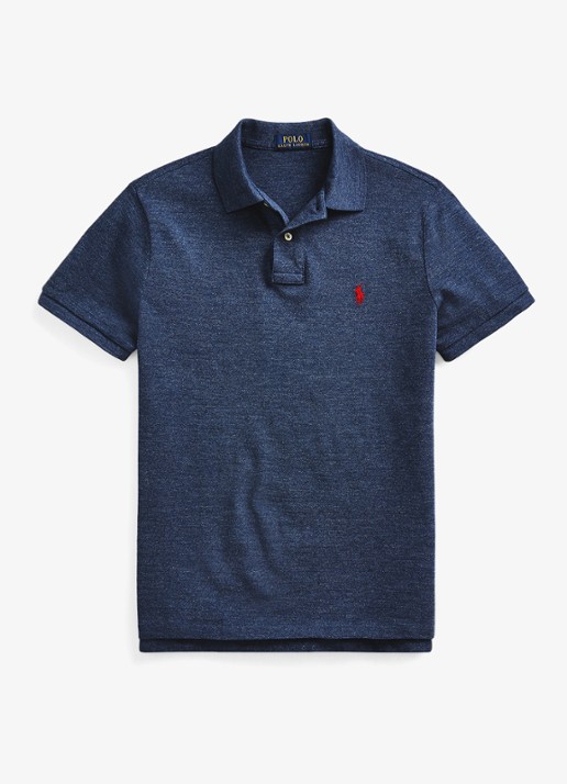 Ralph Lauren Custom slim fit polo met logoborduring
