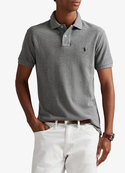 Ralph Lauren Custom slim fit polo met logoborduring