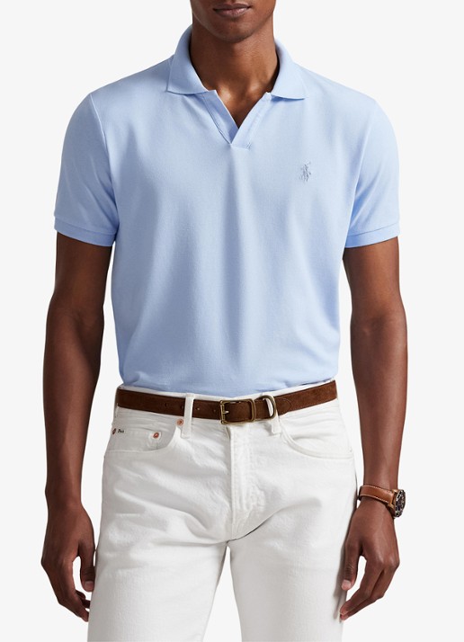 Ralph Lauren Custom slim fit polo met logoborduring
