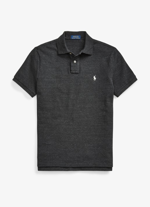 Ralph Lauren Custom slim fit polo van piqué katoen