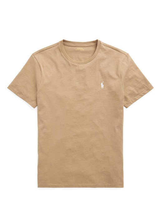 Ralph Lauren Custom slim fit T-shirt met logoborduring
