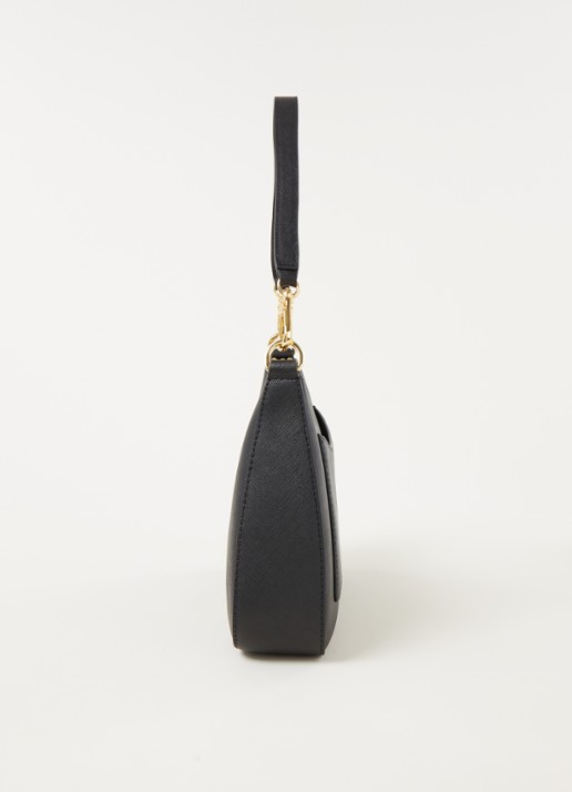 Ralph Lauren Danni schoudertas van leer - detail 2 zwart