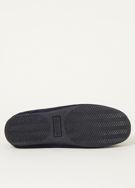 Ralph Lauren Declan pantoffel met logoborduring  - detail 4 indigo