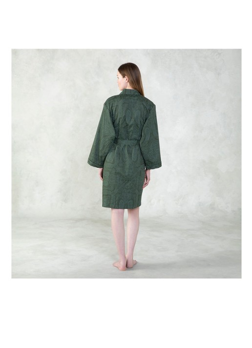 Ralph Lauren Doncaste kimono van katoen - detail 4 groen
