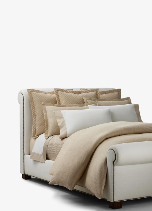 Ralph Lauren Doncaster laken van katoensatijn 120TC - detail 2 beige