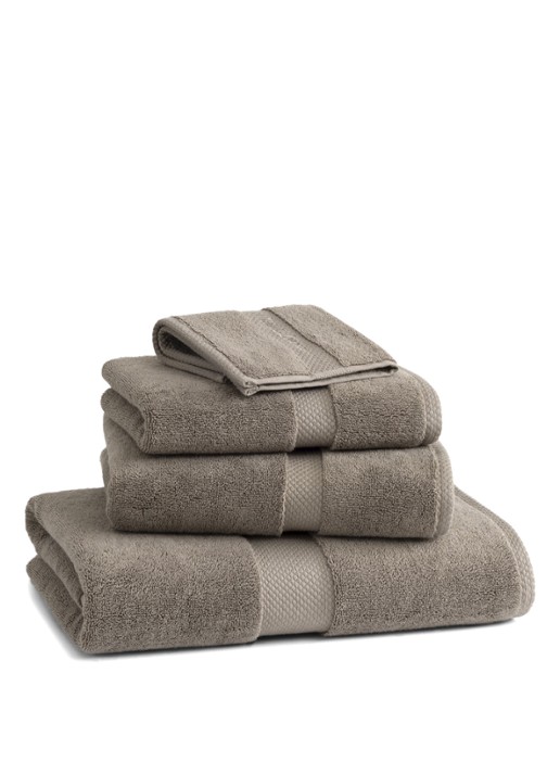 Ralph Lauren Dulaney badhanddoek - 50 x 100 cm - detail 3 grijs