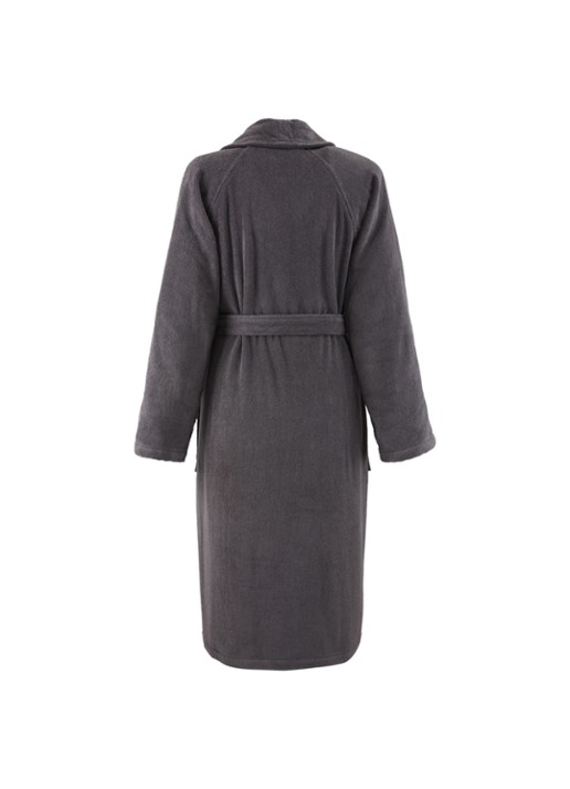Ralph Lauren Dulaney badjas met opgestikte zakken - unisex - achterkant 6 grijs
