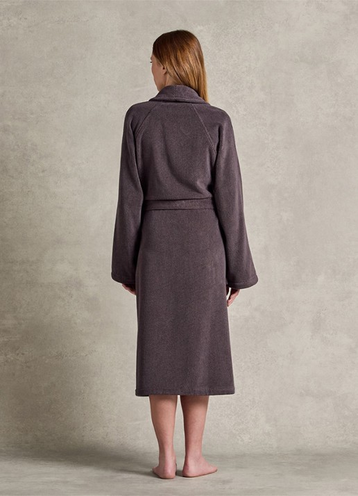 Ralph Lauren Dulaney badjas met opgestikte zakken - unisex - detail 2 grijs