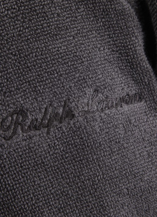 Ralph Lauren Dulaney badjas met opgestikte zakken - unisex - detail 5 grijs