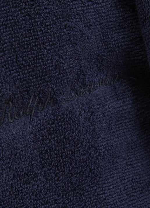 Ralph Lauren Dulaney badjas met opgestikte zakken - unisex - detail 5 donkerblauw