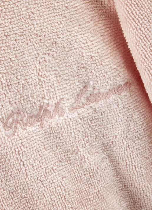 Ralph Lauren Dulaney badjas met opgestikte zakken - unisex - detail 6 lichtroze
