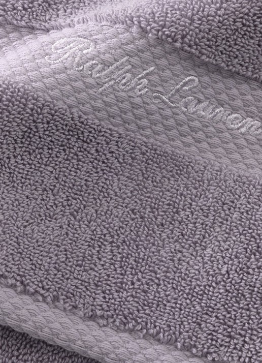 Ralph Lauren Dulaney badlaken - 100 x 183 cm - achterkant lila