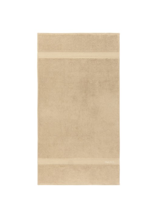 Ralph Lauren Dulaney badlaken - 75 x 137 cm - voorkant 2 beige