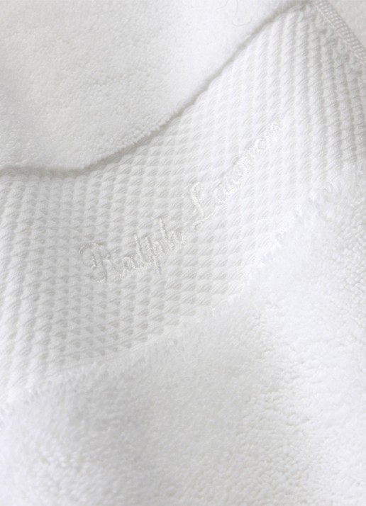 Ralph Lauren Dulaney badlaken - 75 x 137 cm - achterkant wit