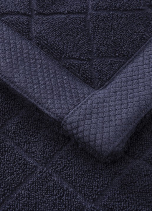 Ralph Lauren Dulaney badmat 50 x 80 cm - achterkant 2 donkerblauw