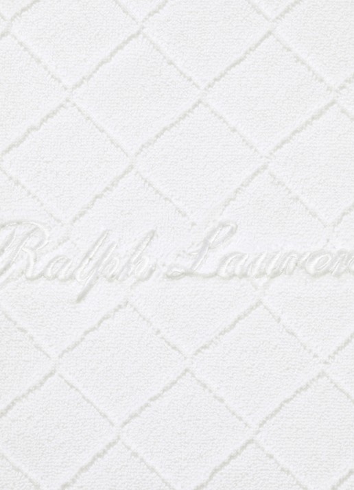 Ralph Lauren Dulaney badmat 50 x 80 cm - detail 2 wit