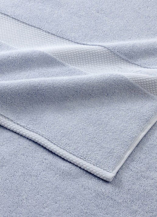 Ralph Lauren Dulaney gastendoek - 30 x 30 cm - achterkant 2 lichtblauw