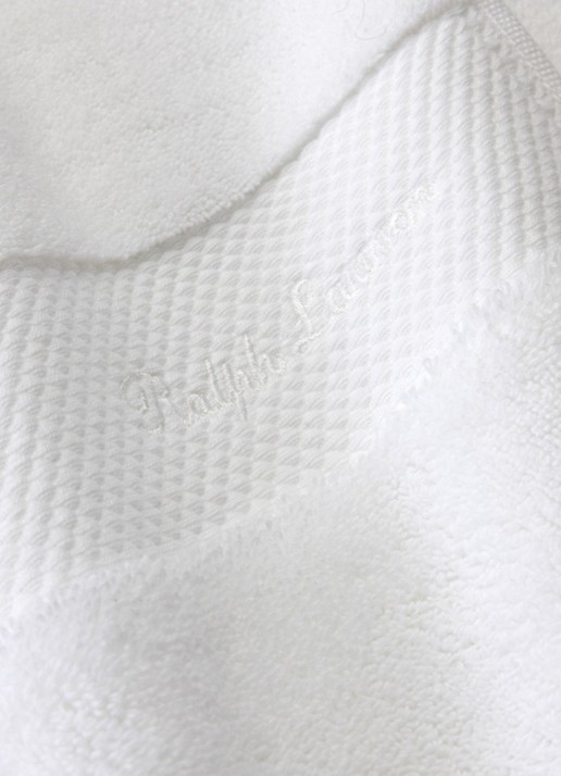 Ralph Lauren Dulaney gastendoek - 30 x 30 cm - achterkant wit