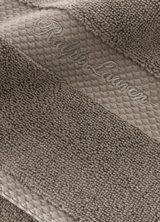 Ralph Lauren Dulaney gastendoek - 42 x 70 cm - achterkant grijs