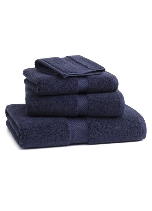 Ralph Lauren Dulaney gastendoek - 42 x 70 cm - detail 2 donkerblauw