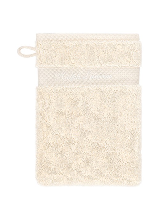 Ralph Lauren Dulaney washand - 16 x 22 cm - voorkant creme