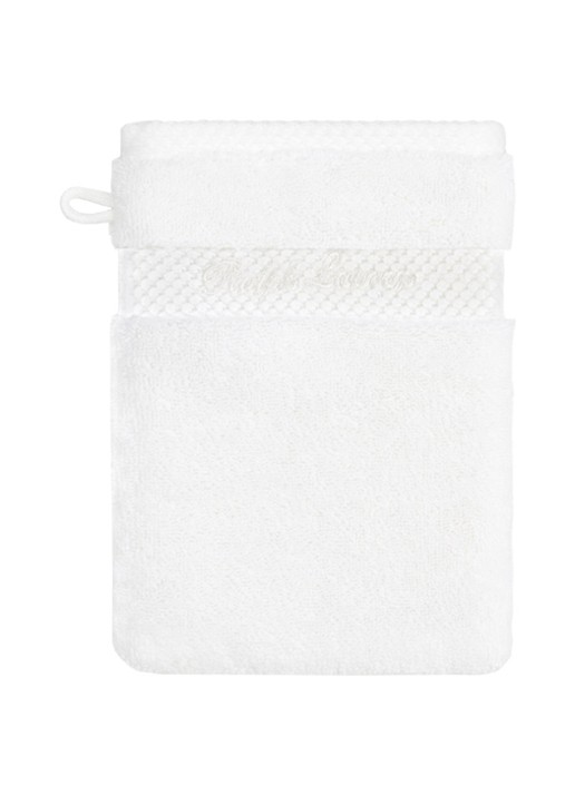 Ralph Lauren Dulaney washand - 16 x 22 cm - voorkant wit