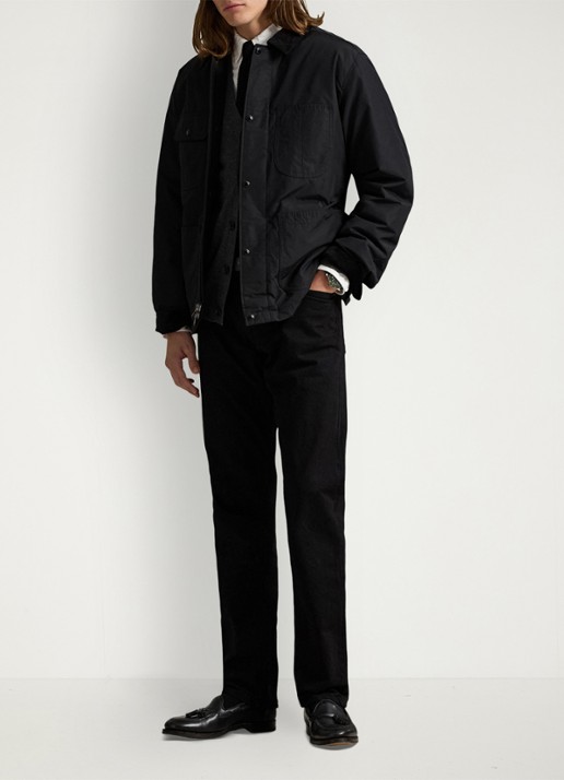 Ralph Lauren Elsdon jack met donsvulling - voorkant 4 polo black / zwart