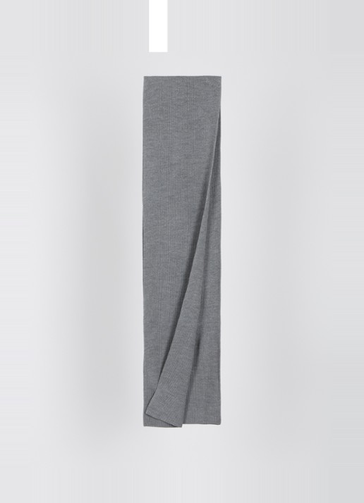 Ralph Lauren Fijngebreide muts en sjaal van wol in giftbox - detail grijs